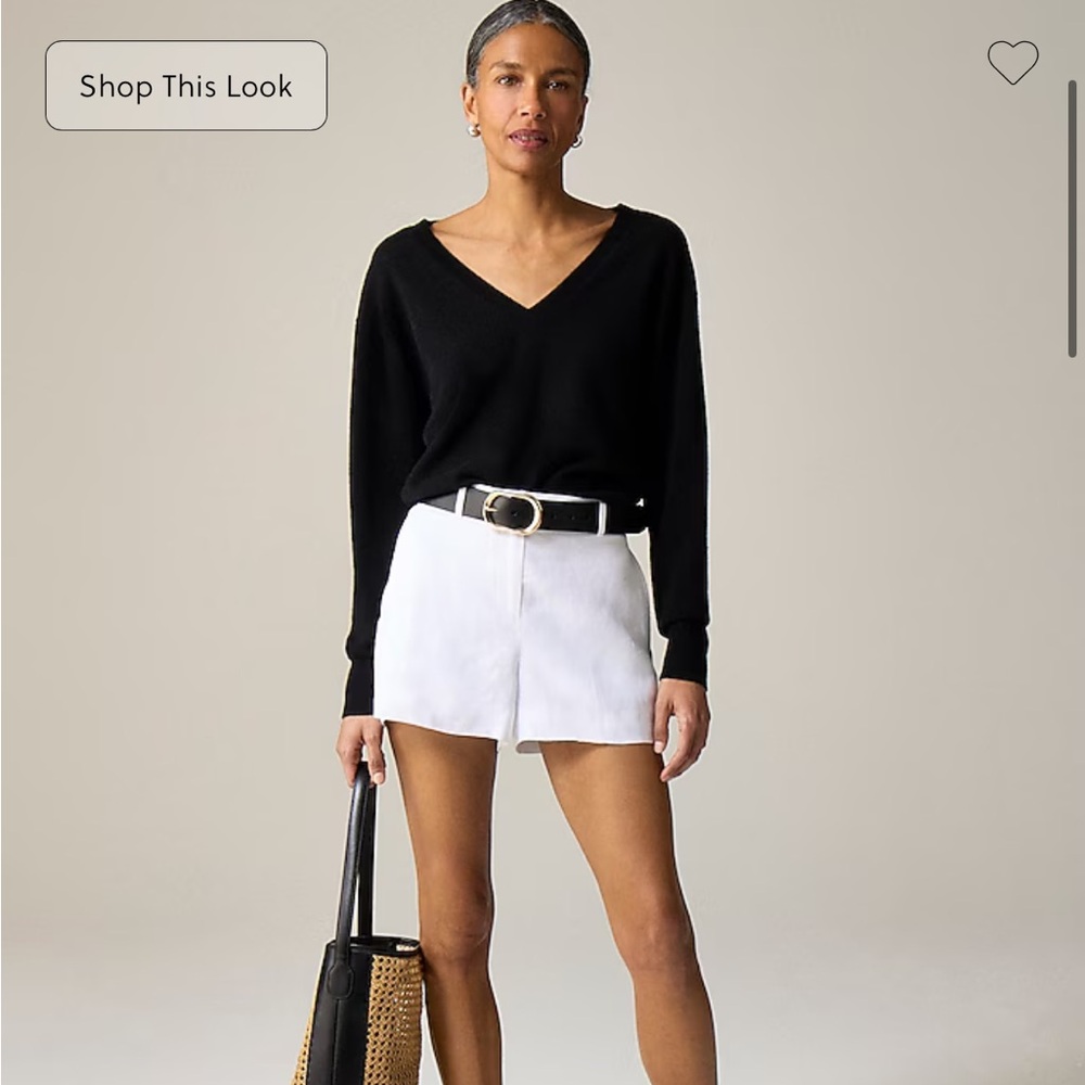 J. Crew 3" Harbor short in linen